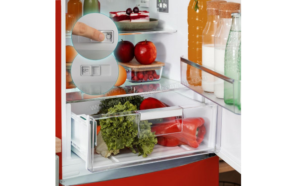 CECOTEC Bolero CoolMarket Combi Origin 294 Red E - Bac fra&icirc;cheur