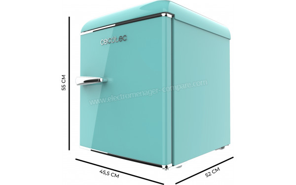CECOTEC Bolero CoolMarket TT Origin 45 Green - Dimensions