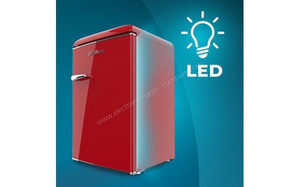 CECOTEC Bolero CoolMarket TT Origin 110 Rouge - Eclairage LED