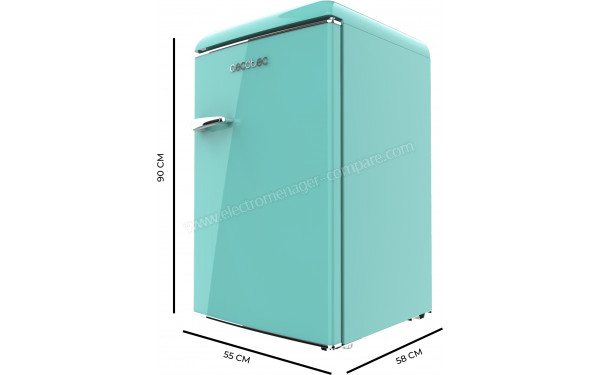 CECOTEC Bolero CoolMarket TT Origin 110 Vert - Dimensions