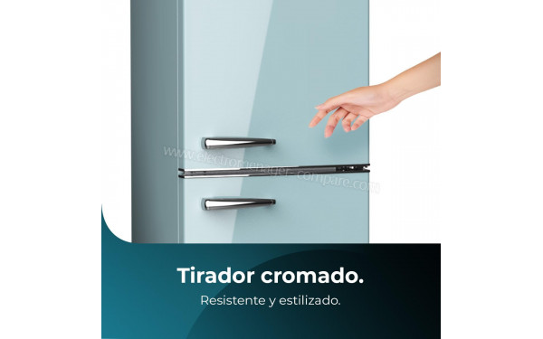 CECOTEC Bolero CoolMarket Combi Origin 300 Bleu E - Zoom sur les poign&eacute;es