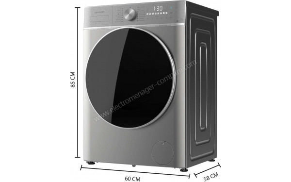 CECOTEC Bolero DressCode 9800 Inverter Steel A - Dimensions