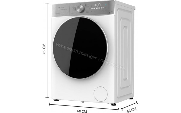 CECOTEC Bolero Wash&Dry 10680 Inverter B - Dimensions