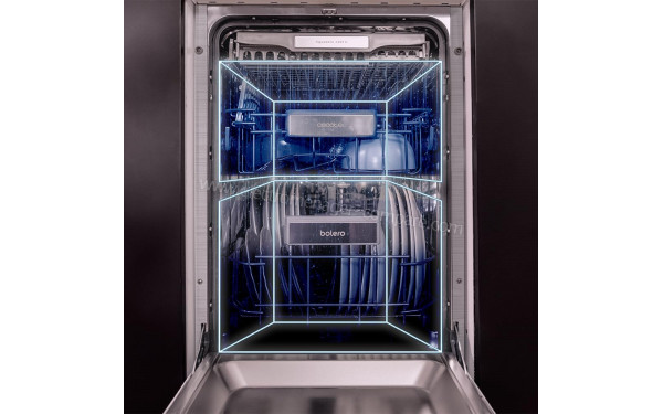 CECOTEC Bolero Aguazero 4201 Inox E - Vue de l'int&eacute;rieur