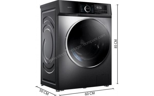 CECOTEC Bolero DressCode 7500 Inverter Steel A - Dimensions