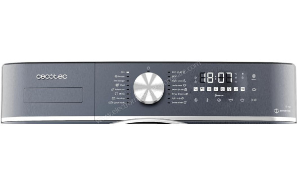 CECOTEC Bolero DressCode 8800 Inverter Ice Blue A - Panneau de commandes