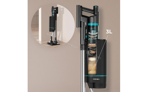 CECOTEC Conga Rockstar 10000 Nebula Station - Dimensions