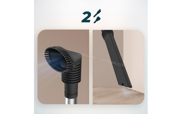 CECOTEC Conga Rockstar 10000 Nebula Station - Brosse et suceur