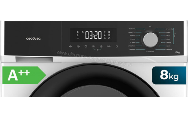 CECOTEC Bolero Dresscode Dry 8300 - Panneau de commandes