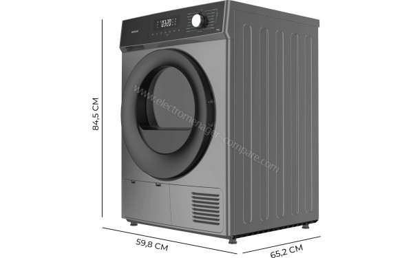 CECOTEC Bolero Dresscode Dry 8300 Steel - Dimensions