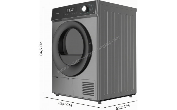 CECOTEC Bolero Dresscode Dry 8330 Steel - Dimensions