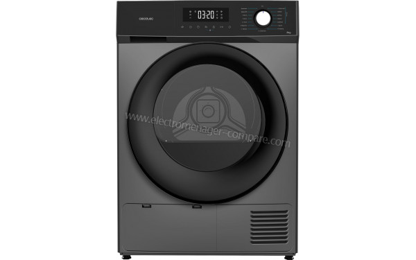 CECOTEC Bolero Dresscode Dry 8330 Steel - Vue de face