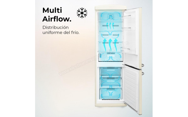 CECOTEC Bolero CoolMarket Combi Origin 294 Beige E - Technologie Multi Airflow