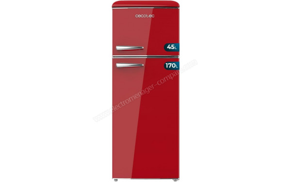 CECOTEC Bolero CoolMarket 2D Origin 215 Red E - Dimensions