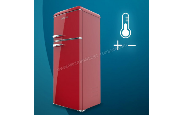 CECOTEC Bolero CoolMarket 2D Origin 215 Red E - Vue 3/4 droite