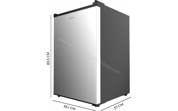 CECOTEC Bolero CoolMarket TT 133 L Inox - Dimensions