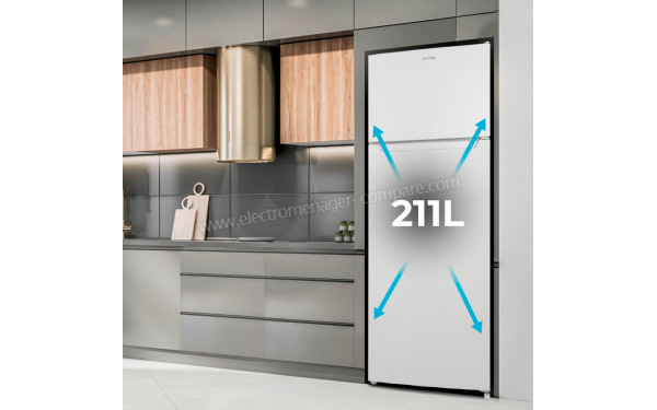 CECOTEC Bolero CoolMarket 2D 211 White - Dimensions