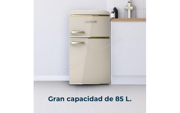 CECOTEC Bolero CoolMarket 2D Origin 85 Beige - Dimensions