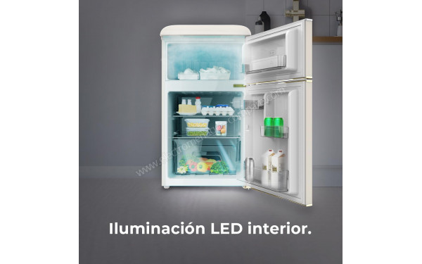 CECOTEC Bolero CoolMarket 2D Origin 85 Beige - Eclairage LED