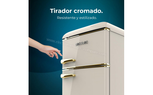 CECOTEC Bolero CoolMarket 2D Origin 85 Beige - Zoom sur les poign&eacute;es