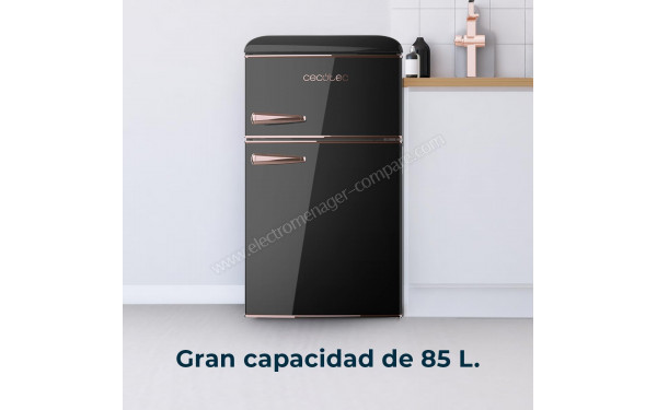 CECOTEC Bolero CoolMarket 2D Origin 85 Black - Dimensions