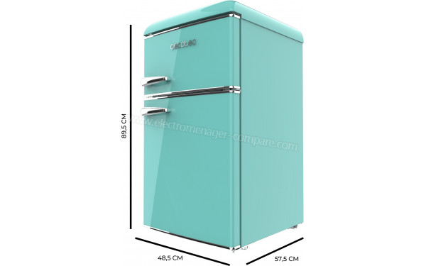 CECOTEC Bolero CoolMarket 2D Origin 85 Green - Dimensions