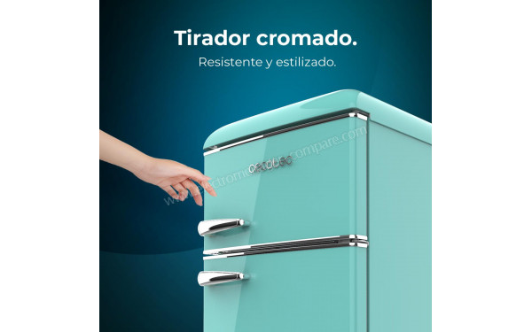 CECOTEC Bolero CoolMarket 2D Origin 85 Green - Zoom sur les poign&eacute;es