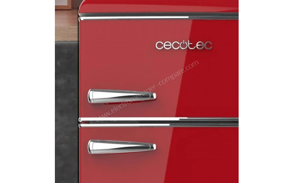 CECOTEC Bolero CoolMarket 2D Origin 85 Red - Zoom sur les poign&eacute;es