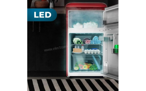 CECOTEC Bolero CoolMarket 2D Origin 85 Red - Eclairage LED