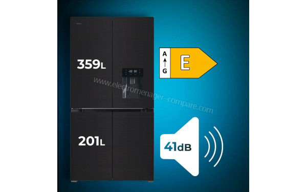 CECOTEC Bolero CoolMarket 4D 564 Glass E Noir - Dimensions