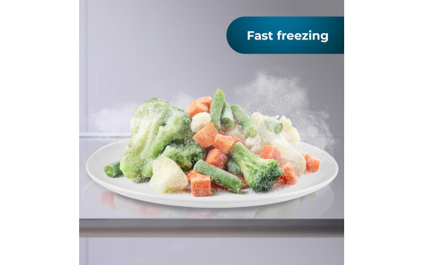 CECOTEC Bolero CoolMarket Combi 356 Glass Grey D - Technologie Fast Freezing