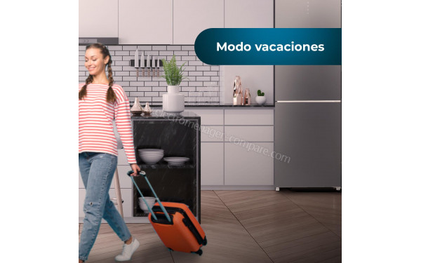 CECOTEC Bolero CoolMarket Combi 356 Glass Grey D - Mise en situation