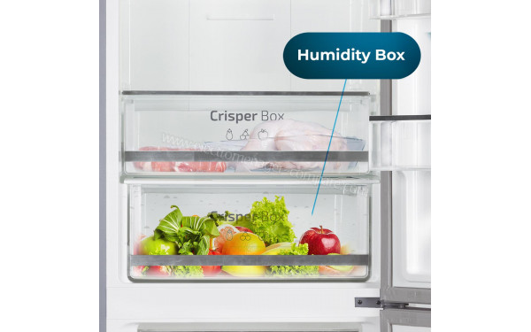 CECOTEC Bolero CoolMarket Combi 356 Glass Grey D - Bacs fra&icirc;cheurs