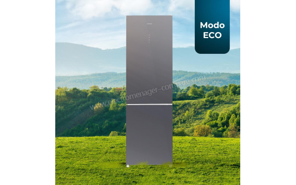 CECOTEC Bolero CoolMarket Combi 356 Glass Grey D - Mode Eco