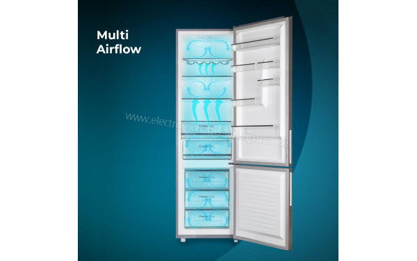 CECOTEC Bolero CoolMarket Combi 356 Glass Grey D - Technologie Multi Airflow 