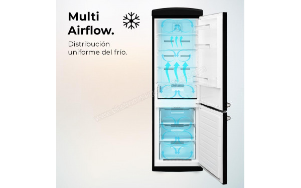 CECOTEC Bolero CoolMarket Combi Origin 294 Black E - Technologie Multi Airflow