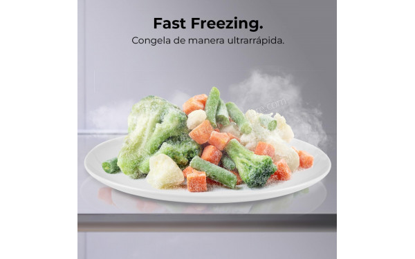 CECOTEC Bolero CoolMarket Combi Origin 294 Black E - Technologie Fast Freezing