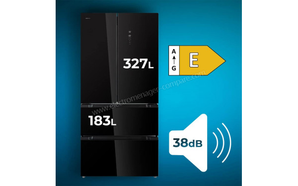 CECOTEC Bolero CoolMarket FD 510 Glass E - Dimensions