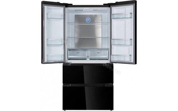 CECOTEC Bolero CoolMarket FD 510 Glass E - Vue de l'int&eacute;rieur partie r&eacute;frig&eacute;rateur