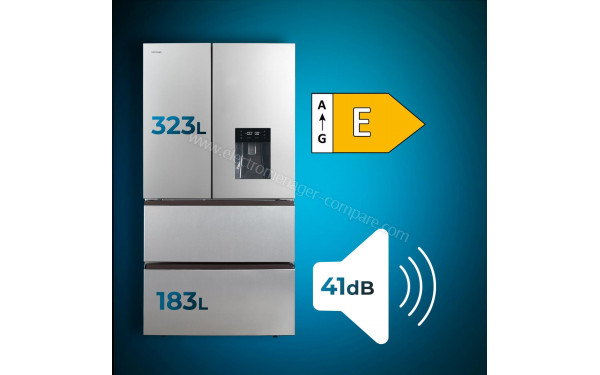 CECOTEC Bolero CoolMarket FD 510 WD Inox E - Dimensions