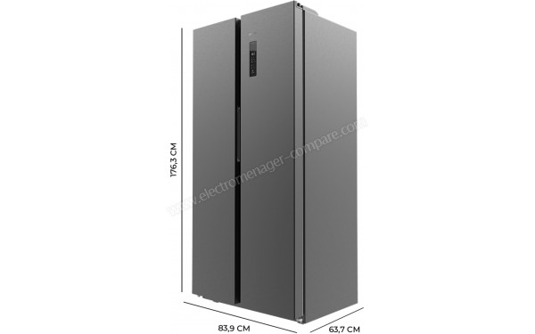 CECOTEC Bolero CoolMarket SBS 430 Dark E - Dimensions