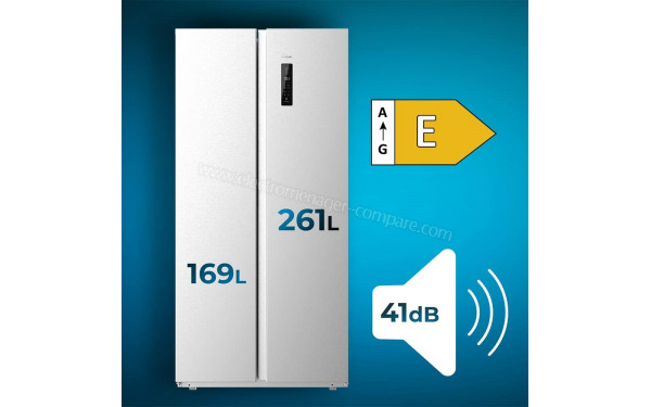 CECOTEC Bolero CoolMarket SBS 430 Inox E - Dimensions