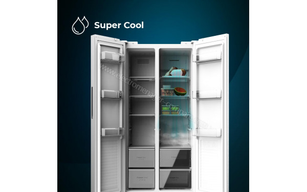 CECOTEC Bolero CoolMarket SBS 430 Inox E - Super Cool