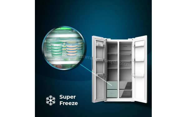 CECOTEC Bolero CoolMarket SBS 430 Inox E - Super Freeze