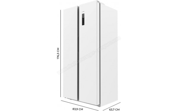 CECOTEC Bolero CoolMarket SBS 430 White E - Dimensions