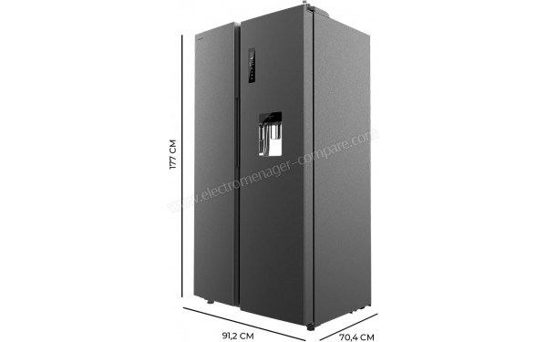 CECOTEC Bolero CoolMarket SBS 559 Dark D - Dimensions