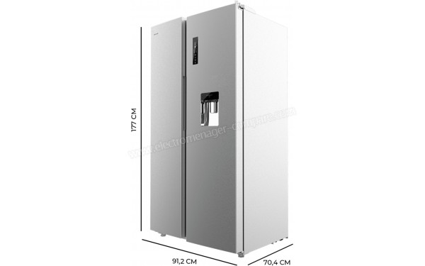 CECOTEC Bolero CoolMarket SBS 559 Inox D - Dimensions