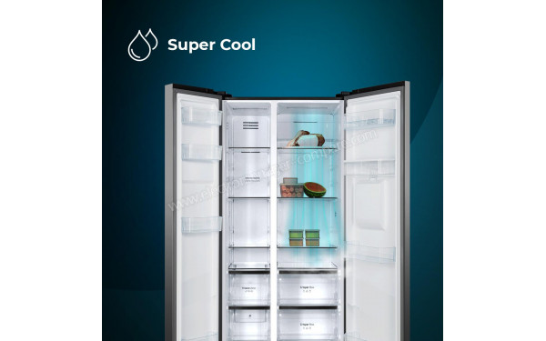 CECOTEC Bolero CoolMarket SBS 559 Inox D - Super Cool