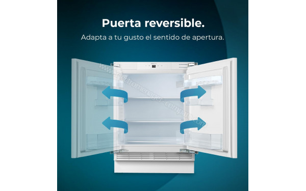 CECOTEC Bolero CoolMarket TT BI 138 White E - Portes r&eacute;versibles
