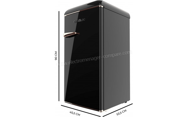 CECOTEC Bolero CoolMarket TT Origin 90 Black - Dimensions